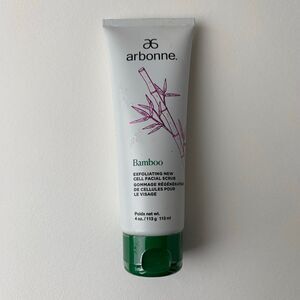 Arbonne Bamboo Exfoliating New Cell Facial Scrub 4oz